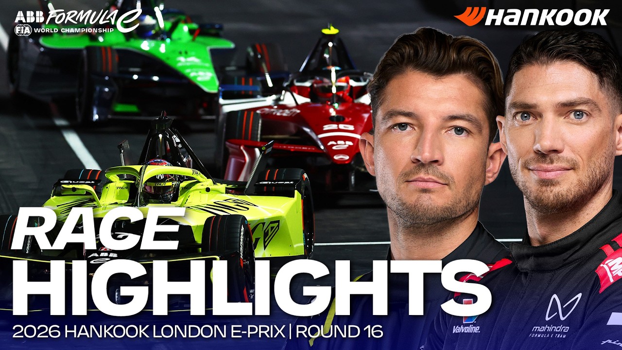 Race Highlights | 2026 Hankook London E-Prix | Round 16 | Formula E