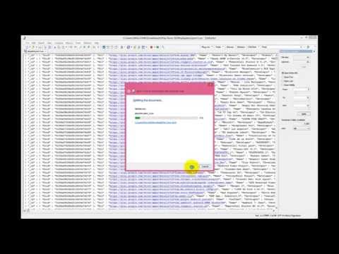 Split larger text file to small parts using EmEditor.Mp4