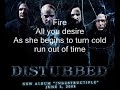 Disturbed - Inside the Fire