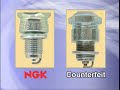 counterfeit NGK spark plug
