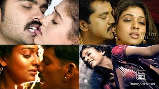 Nayanathara all hot kissing and bed scenes compila