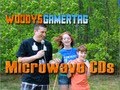WoodysGamertag's Microwave Insanity - CD Light Show!!