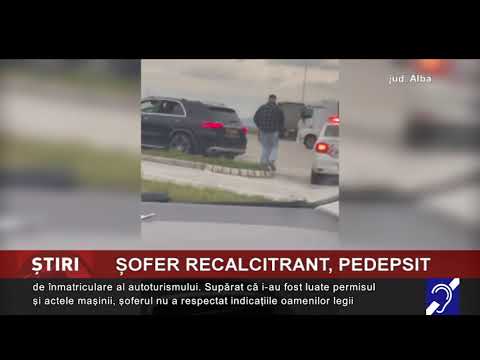 Șofer recalcitrant, pedepsit