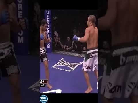 Leg Kick ASMR - Jose Aldo destroys Uriah Faber's leg for 60 seconds #shorts
