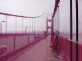 Unicyclists on Golden Gate Bridge