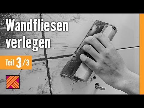 Version 2013 Wandfliesen verlegen - Kapitel 3: Fliesen verfugen |