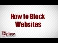 How To Block Websites - XP / Vista / 7