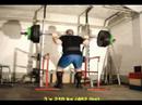 Squats RAW: 3 x 190 kg, 3 x 210 kg (462 lbs)