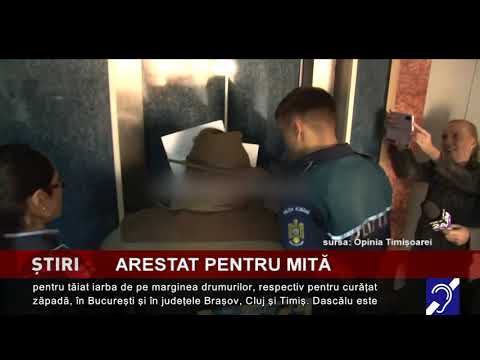 Arestat pentru luare de mită