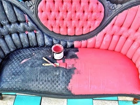 how to dye upholstered fabric