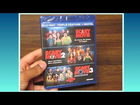 Scary Movie Triple Feature Blu-ray Unboxing