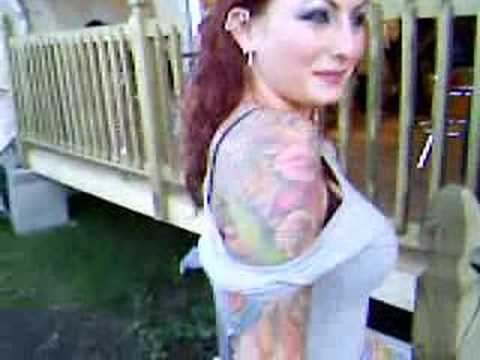 Beautiful Tattooed Biker Girl ...