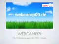 Vorstellung (Slides) des webcamp09 auf dem PolitCamp09