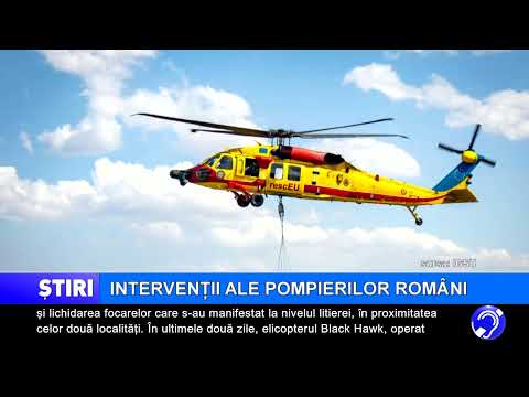 Intervenții ale pompierilor români