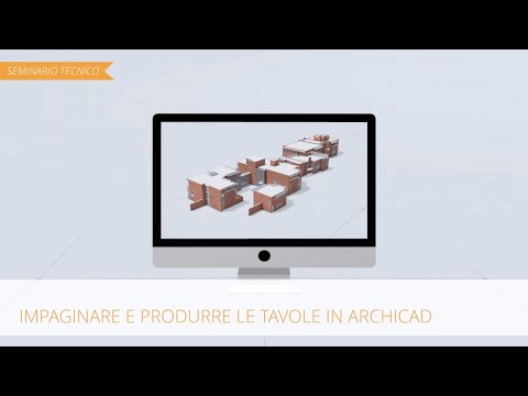 Le tavole in ARCHICAD
