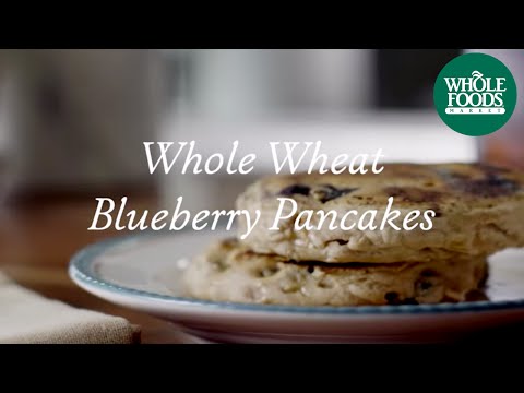 homemade - Blueberries, fresh or frozen, make these healthy pancakes a delicious morning treat. Start with whole wheat pastry flour and mix in almond- rice- or soymilk. Stir in honey, cinnamon and vanilla...