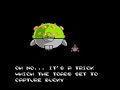 part 5 of my bucky o'hare walkthrough, where we find out...it's a trap! we get thrown into the cell... commentary: 0:08 - stupid railroad plots... 0:51 - okay, this is just dumb. apparently everything so far has just been an elaborate plot to capture me, and they finally have. so what do they do? they lock me in the cell with the robot...you know, the one who can break walls? like those over there keeping me in the cell? no wonder these guys lose. anyways, you've just got bucky and blinky here. 1:25 - there's a false floor here. in fact, i fall through it while trying to show off. 1:37 - er...be careful of the spikes? 2:11 - honestly, i can't help myself sometimes. 2:40 - ignore this guy. shooting him just makes him mad, and he can't be killed. 3:22 - this is the wrong way, but it leads to a p coin (which i don't need, but it gives me points). there's a lot of dead-ends in the cell, and not all of them are worth the time or effort. just skip them. 3:33 - i don't know what the point of these disappearing blocks are...you can just jump right up. 3:55 - another fake floor. 3:57 - hey, we found jenny! and...hey, what's going on? 4:05 - you need to shoot some sense into jenny, and...well, you haven't seen her moves yet. she fires a beam from her forehead, and also has that semi-homing crystal ball on her head. she's not hard once you get the pattern, but she does take time. you can crouch under her shots (or walk, if you pick blinky). when she's on top, hit her and run off the  ... 