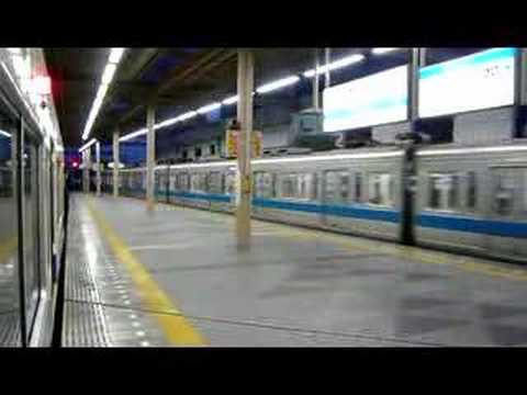 小田急江ノ島線大和駅　大和始発上り一番列車発車