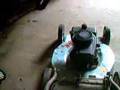 Trying to start the craftsman lawnmower