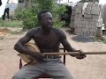 Advanced Akonting playing by Ekona Jatta.Gambia. 2003