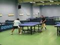 table tennis training: penhold "serve - first attack"