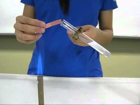 how to test for oh ions