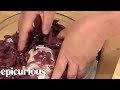 France: Coq Au Vin - Cut up and marinate chicken