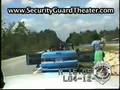 COP HIT ON HEAD w/PURSE: LICENSE SUSPENDED!