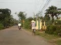 Riding through Tam Ky