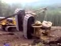 Caterpillar Pipelayer crash Dozer accident Excavator Bagger Unfall Pelle Koparka Excavadora Tractor