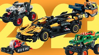 LEGO Technic 2023 small set reveals! Bugatti Bolide, Dump Truck, Monster Jam pair, & Snow Groomer by JANGBRiCKS