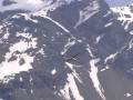 rc glider plane in swiss alps st moritz