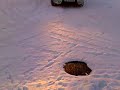 Tobin handbraking in the snow