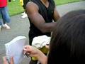 Deshea Townsend signs autographs