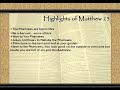 Matthew Chapter 23 Matthew Chapter 23