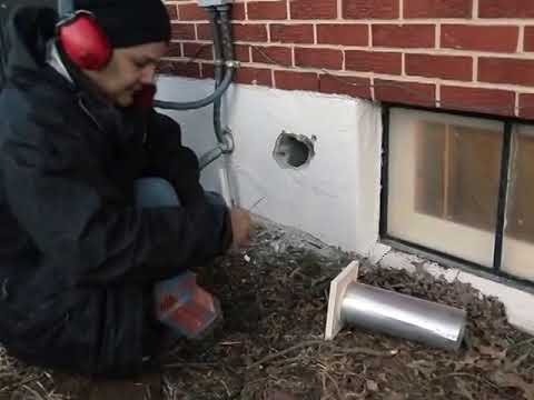 how to vent a dryer on an inside wall