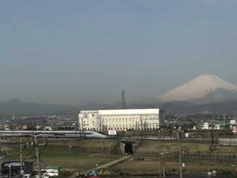 Shinkansen 500 with Mt. Fuji (2)