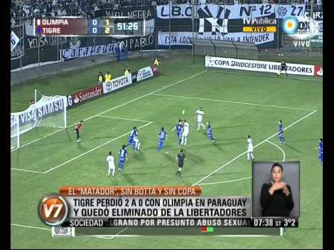 v7 2013 05 17 Tigre perdió 2 a 0 en Paraguay