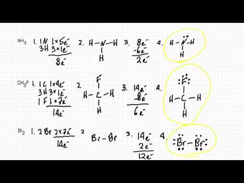 how to draw lewis dot structures