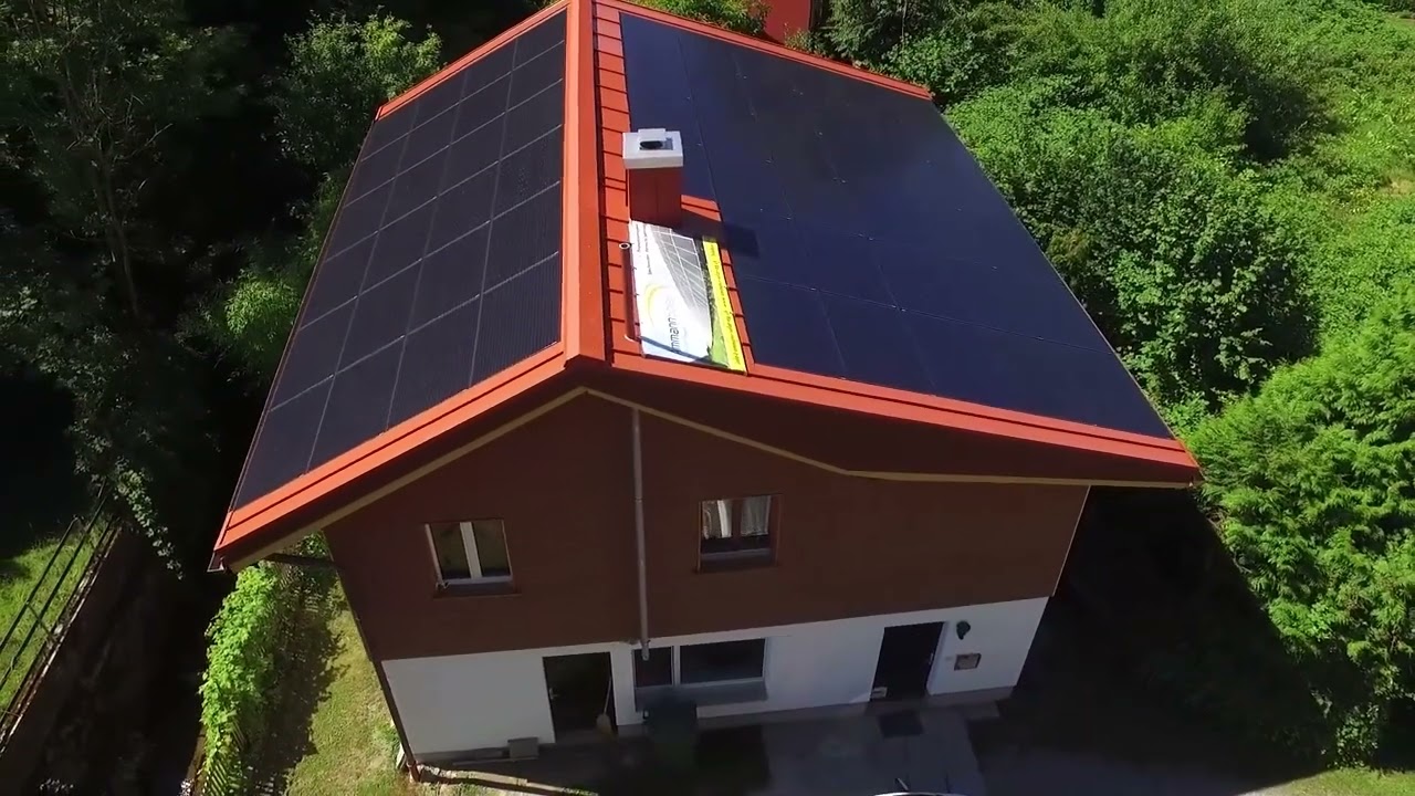 Einfamilienhaus Solaranlage Photovoltaik-Anlage