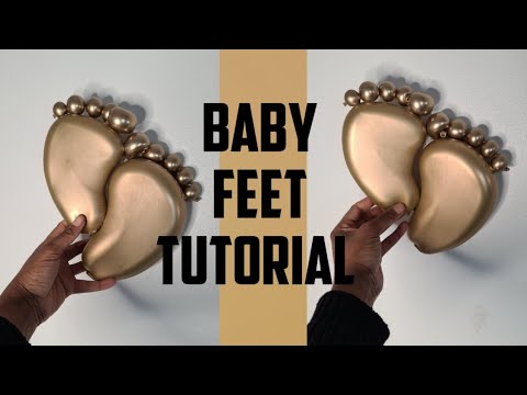 video-linktoworks-How To Make A Balloon Baby Feet || Baby Shower Balloon...