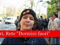 Sit-in della rete \"Dormire fuori\" Sit-in della rete \"Dormire fuori\"