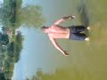 ross jones catchin a fish with his bare hands lol