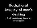Bach, choral Jesu,joy of man's desiring.wmv
