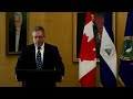 Video El Sr. Robert Ready, Jefe de la Delegacion Canadiense, brinda palabras sobre la firma del Acta de Reunion para el Transporte Aereo entre ambas naciones