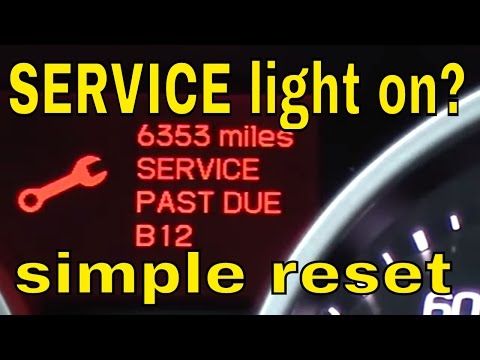 How to reset the service light on Acura TL 09 , 2010 , 2011 , 2012
