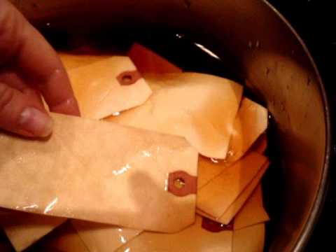 how to dye lace with tea