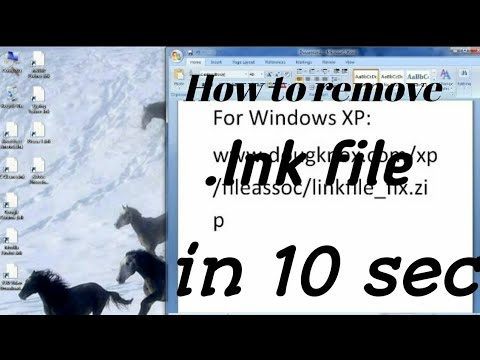 how to remove lnk file