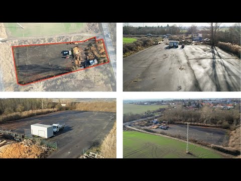 Video Pronájem pozemku 1000m2 - 3500m2 asfaltová plocha v Litoměřicích