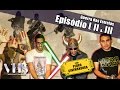 ver trabalho Star Wars I - II - III